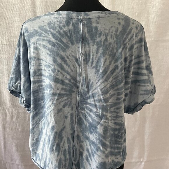 American Eagle Favorite Tee Blue Tye Dye Short Sleeve T-Shirt Small - 0345 - Picture 5 of 5